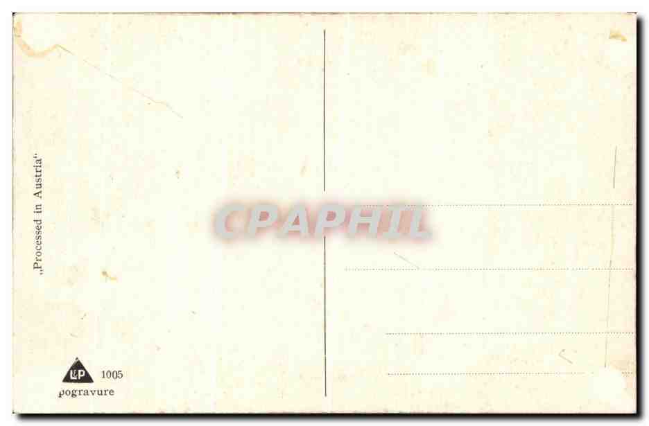 CPA Paysage dans la neige — Back