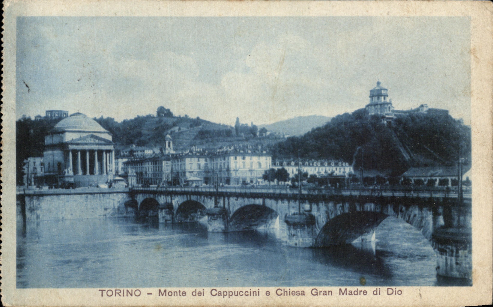CPA Torino Monte dei Cappuccini e Chiesa Gran Madre di Dio