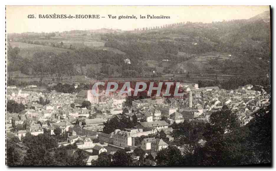 Bagnères-de-Bigorre — Vue générale, les Palomières — n° 425