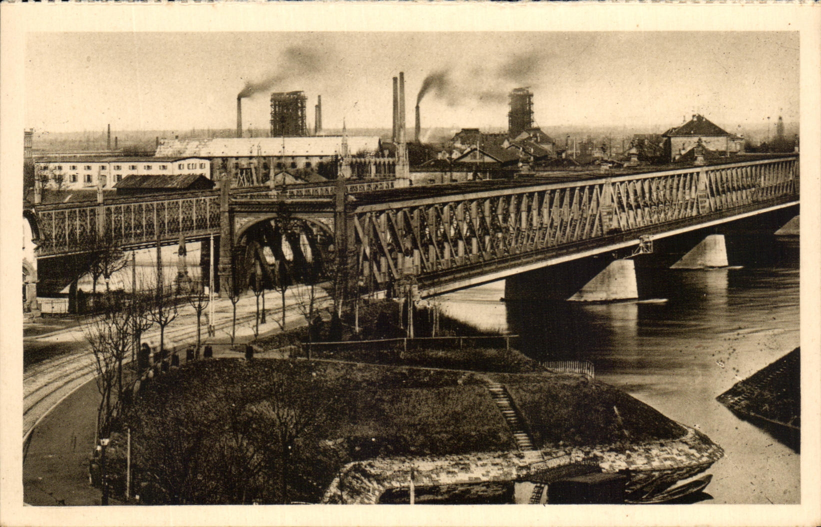 CPA Strasbourg Ponts du Rhin