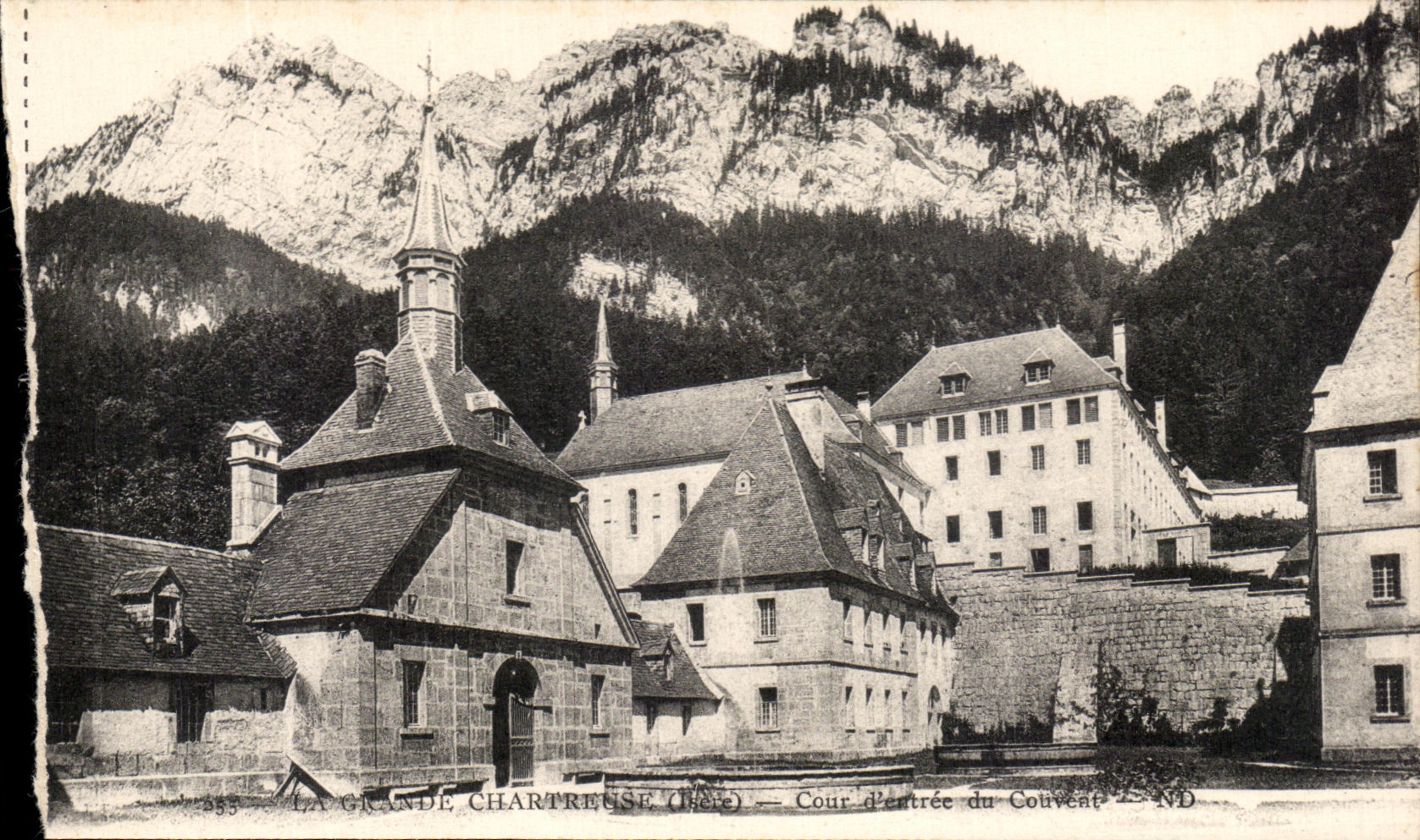 La Grande Chartreuse (Isère) — Entrada del convento — ND