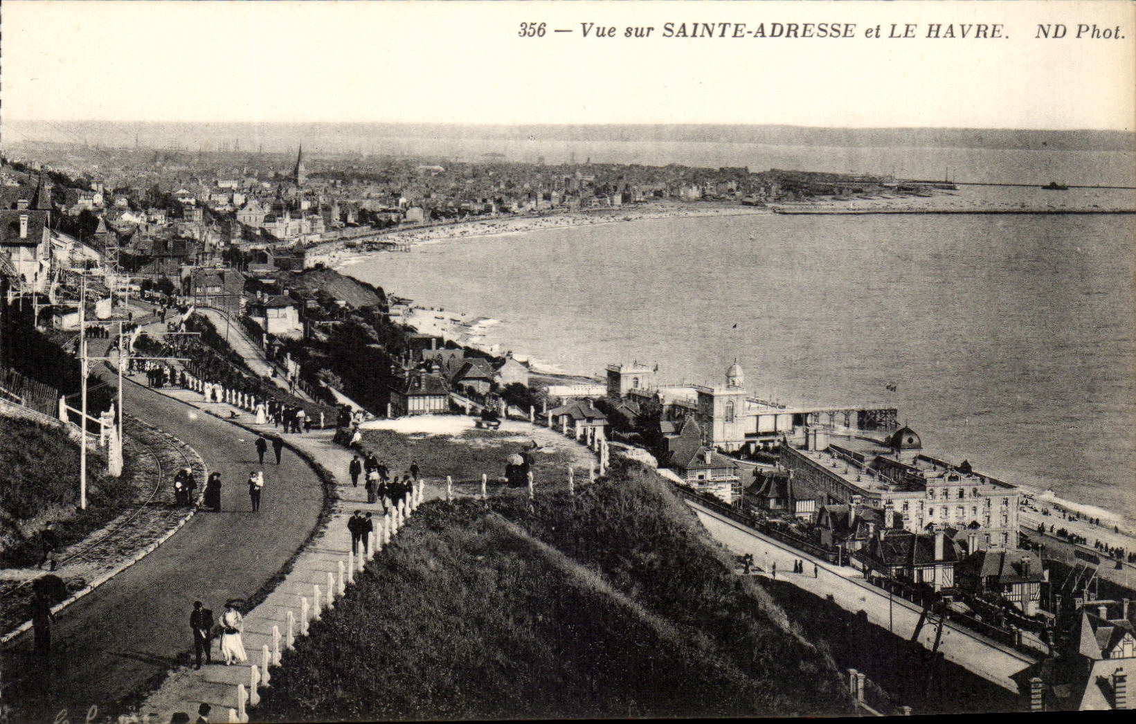 CPA Vue Sur Sainte Adresse et Le Havre 
