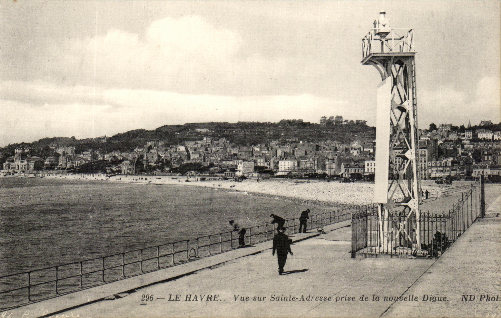 CPA Le Havre Vue Sur Sainte Adresse Prise de la Nouvelle Digue 