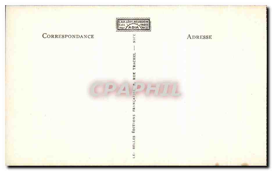 CPA Aix Les Bains Lac du Bourget Abbaye d Haute Combe Vue a Travers les arbres  — Verso