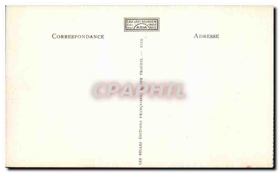 CPA Aix Les Bains Chateau de la Roche du roi et le Lac du Bourget  — Verso