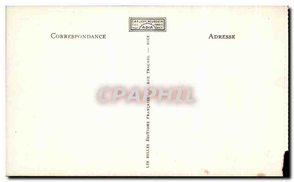 Lac du Bourget - Abbaye d'Hautecombe - Vue vers Aix et le Mont-Revard — CAP 172, Adia — Verso