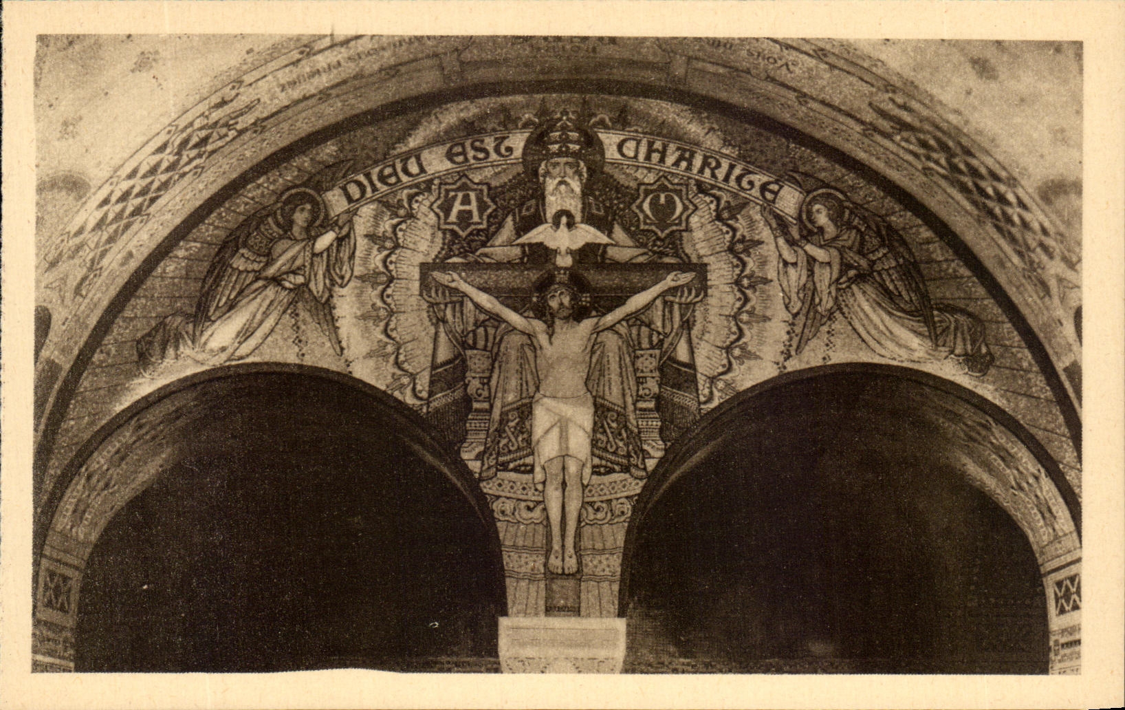 Crypte de la Basilique de Lisieux — Mosaïque du Narthex — Éditions C.B.S.T. Lisieux