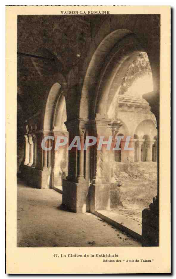 Vaison-la-Romaine — Le Cloître de la Cathédrale — Édition des "Amis de Vaison", n°17