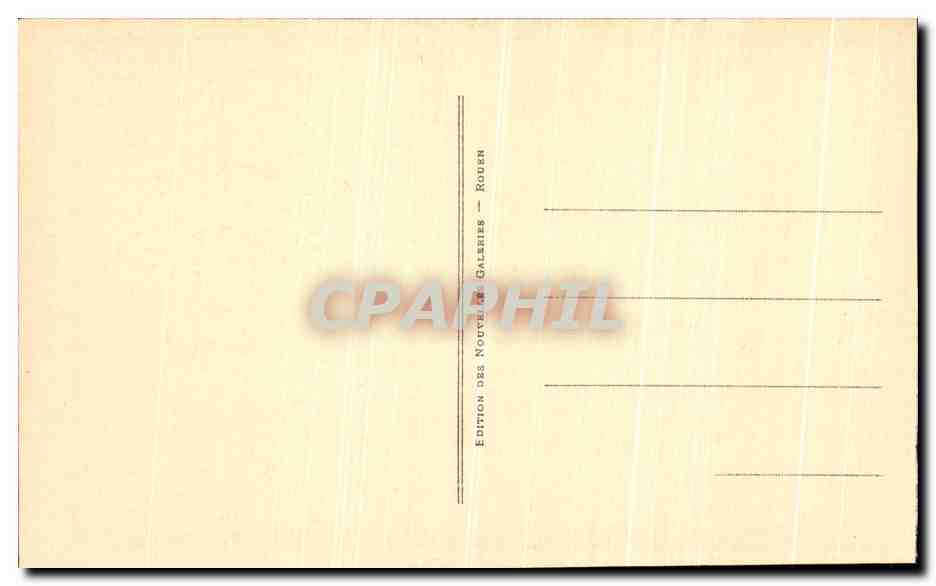 CPA Rouen Maison De Diane De Poitiers — Verso