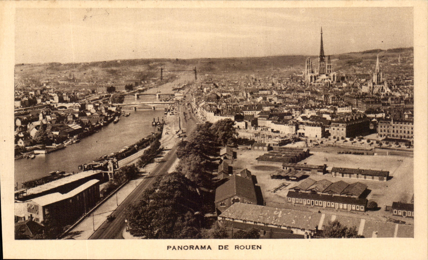 CPA Panorama De Rouen