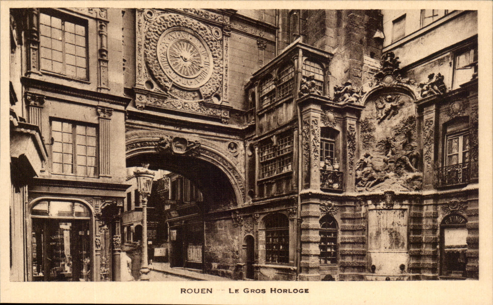 CPA Rouen Le Gros Horloge