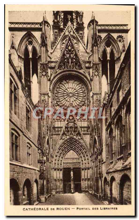 CPA Cathedrale De Rouen Portail Des Libraires