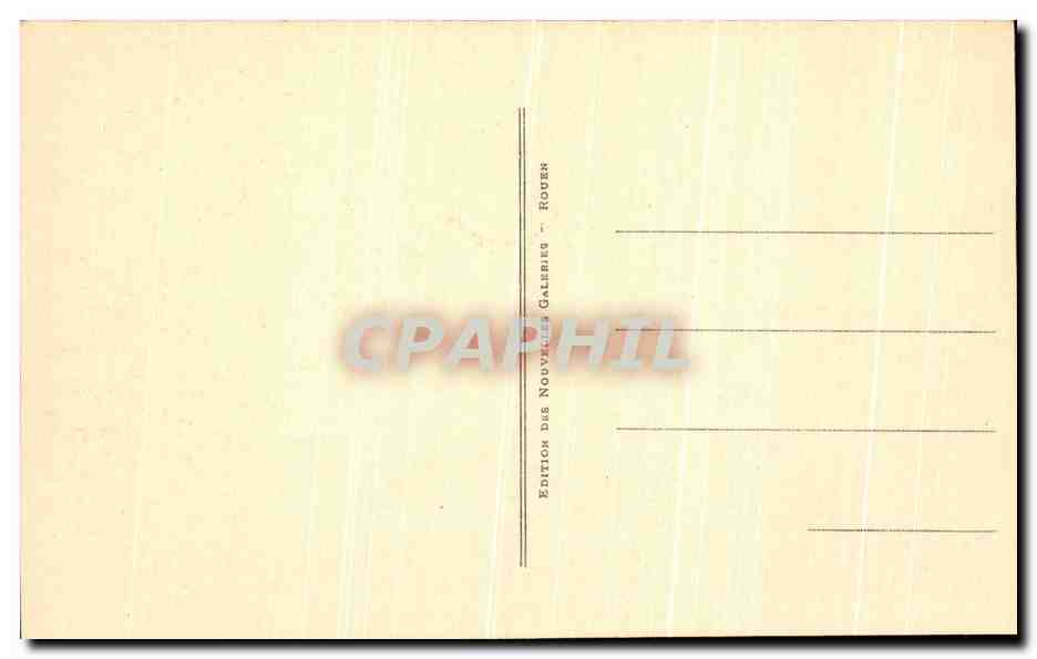 CPA Rouen La Place De La Pucelle Et L Hotel Bourgtheroulde — Rückseite