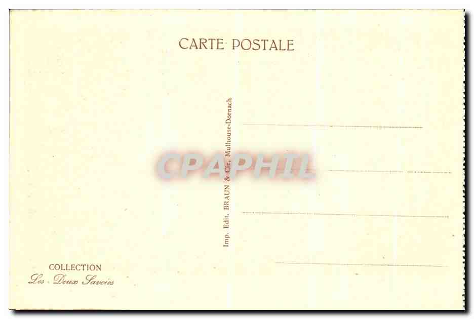 CPA Environs D Aix Les Bains Le Bourget Du lac Chateau Du Prieure — Verso