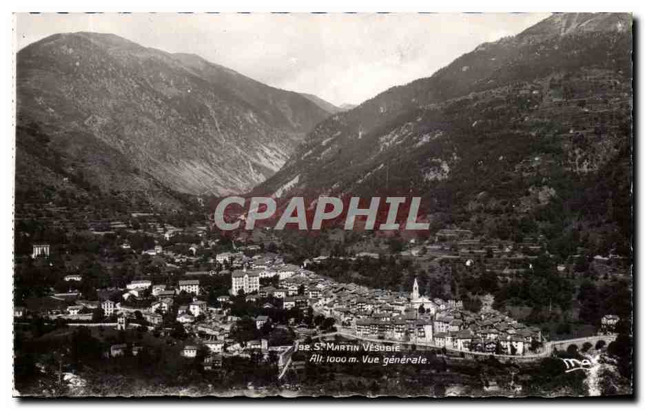 CPSM Saint Martin Vesubie Vue generale