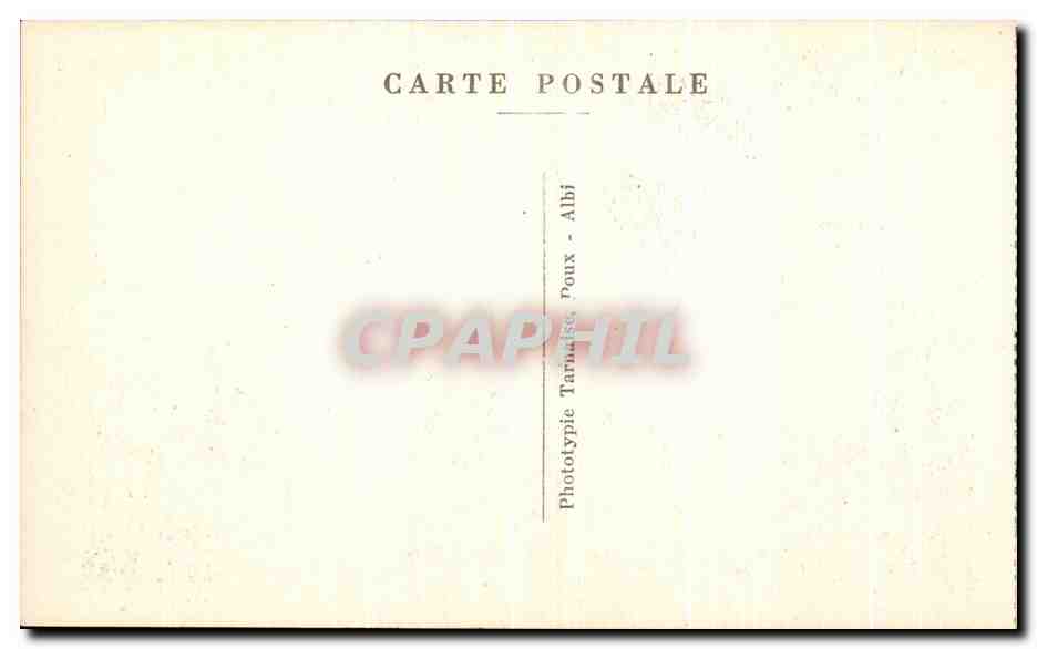CPA La Haute Garonne Illustree Toulouse Basilique et place Saint Sernin — Verso