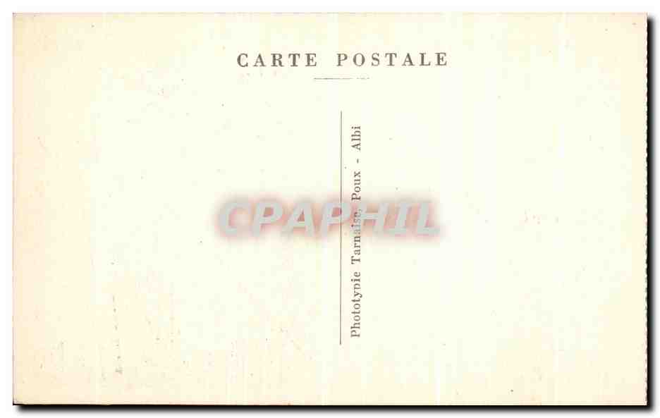 CPA La Haute Garonne Illustree Toulouse Abside de la Basilique Saint Sernin — Rückseite
