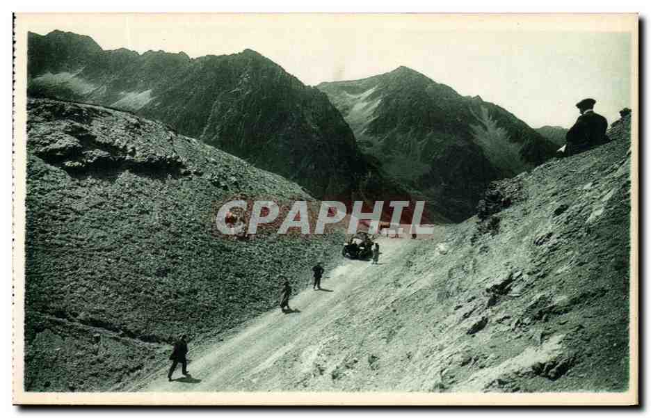 Col du Tourmalet — Passage du col — Éditeur : Bloc frères, Bordeaux
