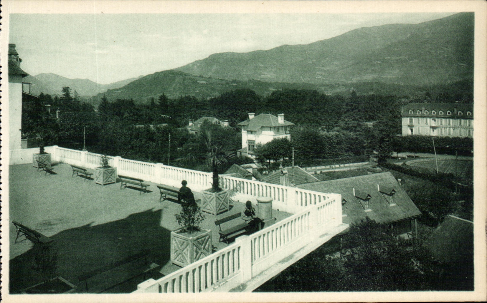 Argelès-Gazost — Die Terrasse — Bloc frères, Verlag, Bordeaux