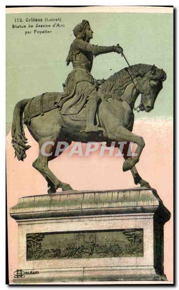 CPA Orleans Statue De Jeanne D Arc Par Foyatier