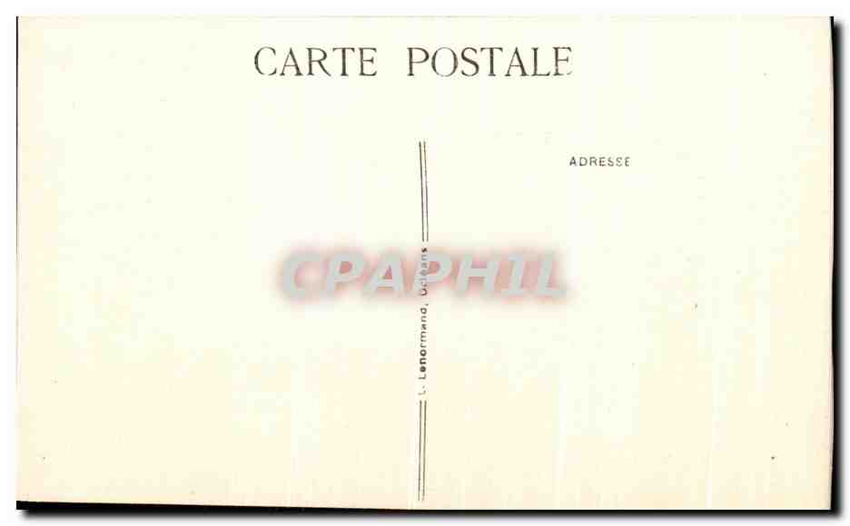 CPA Orleans Statue De Jeanne D Arc Par Foyatier — Verso
