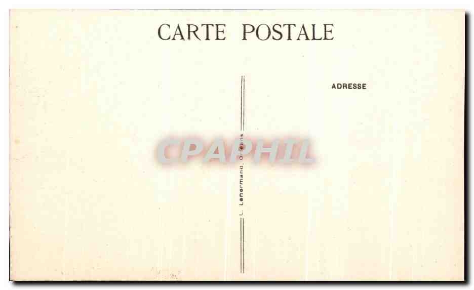 CPA Orleans Square Albert 1er Rue de La Republique Hotel du Berry — Verso