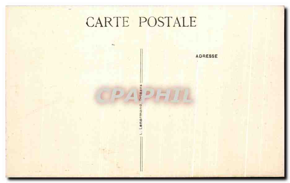 CPA Orleans La Gare La Place Albert 1er Le Square  — Verso