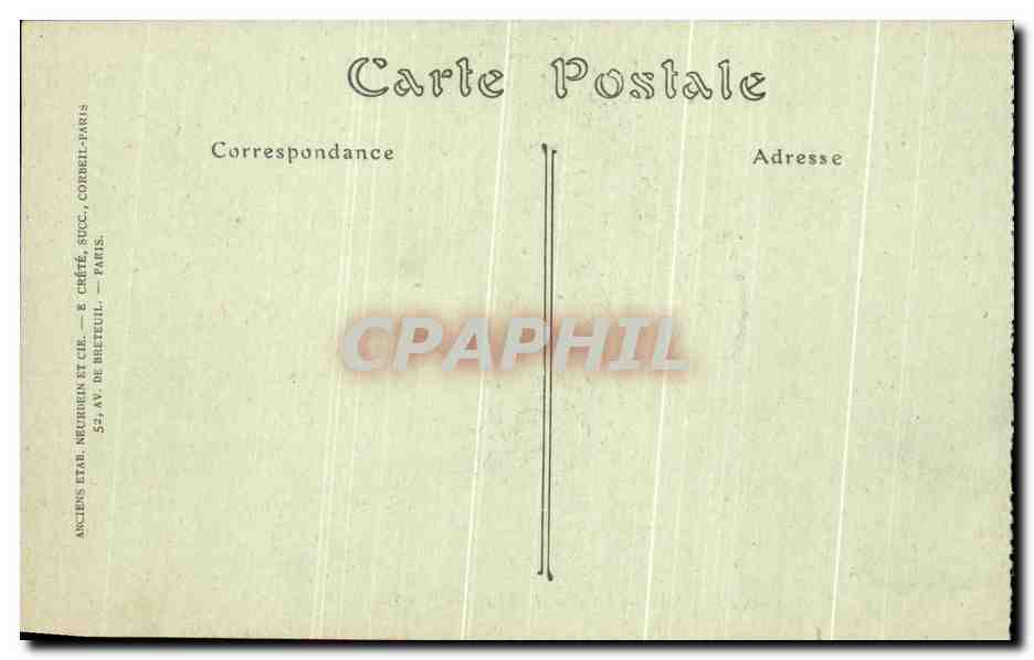 CPA Mont Saint Michel L Entree du Mont a Maree Haute  — Verso