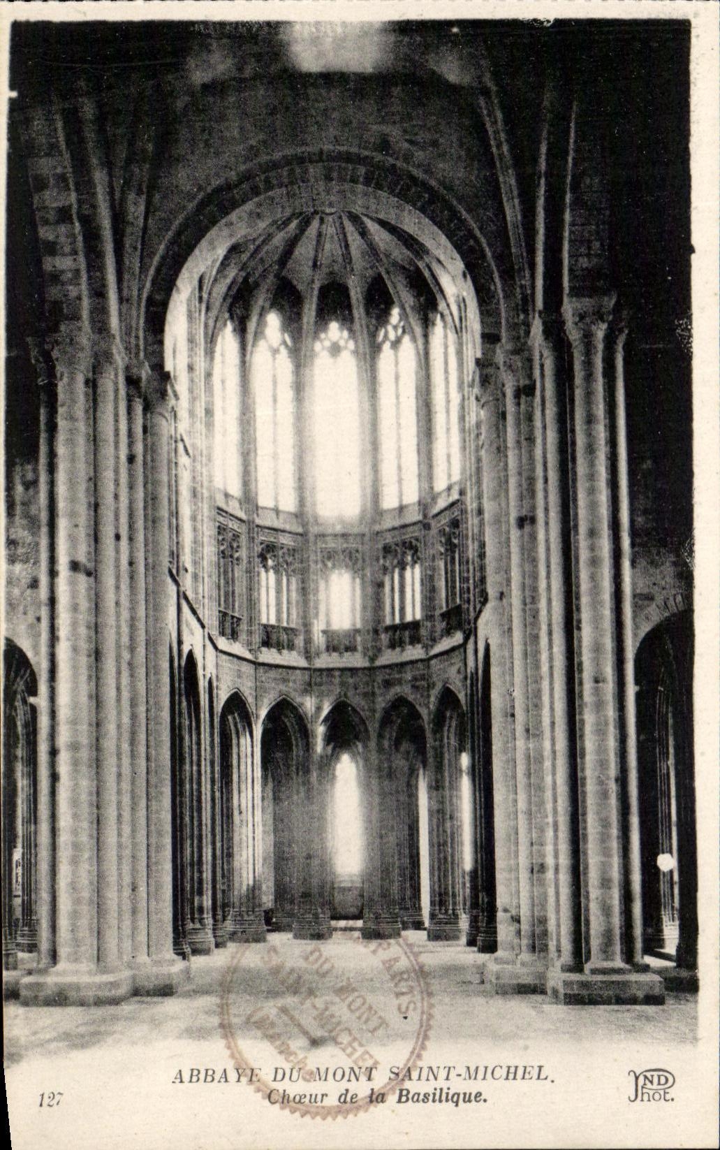 Abbaye du Mont-Saint-Michel — Chœur de la Basilique — ND Phot.