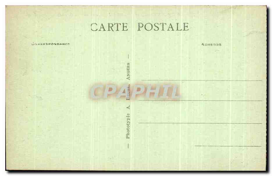 CPA Le Croisic Effet de Vagues Sur La Grande Cote  — Rückseite