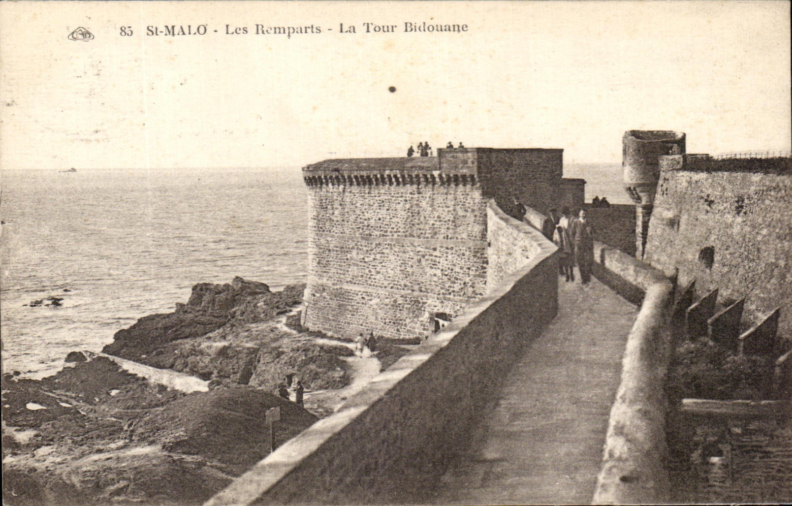 St-Malo — Die Mauern — Die Bidouane-Turm