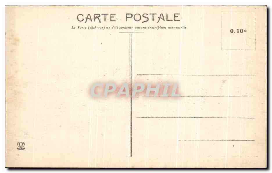 CPA Biarritz Le Casino Municipal Et La Grande Plage  — Verso