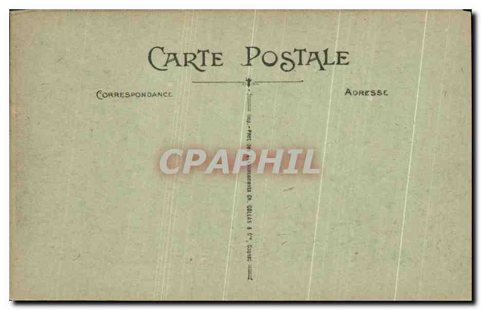 Pau — La Fontaine de la rue Porteneuve — Œuvre de M. Gabard (Dor de M. Latapie) — Rückseite