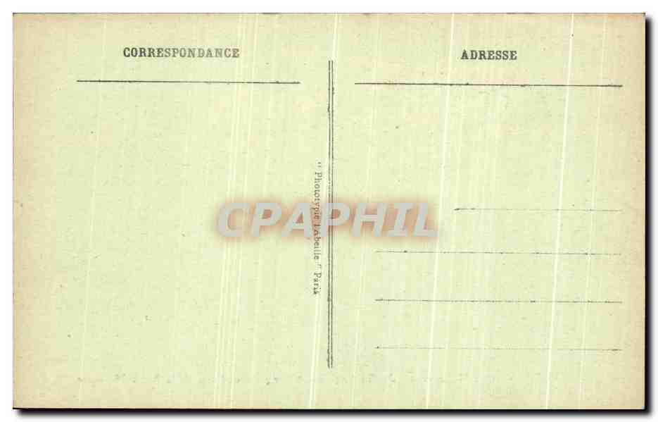 CPA Rueil Petite Malmaison Jardin Anglais Ancienne Residence de la reine Hortense — Rückseite