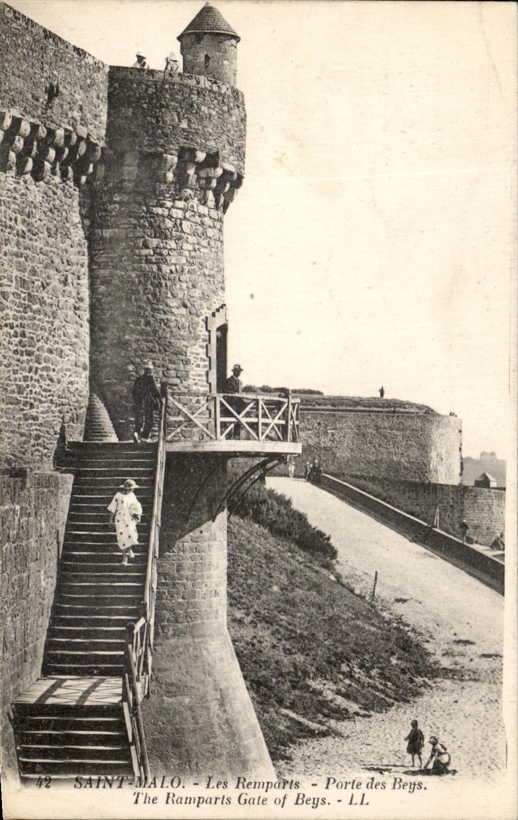 Saint-Malo - Les Remparts - Porte des Beys - LL