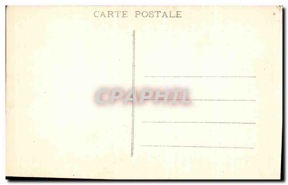 Paris - île de la Cité — vue aérienne — Compagnie Aérienne Française — Verso