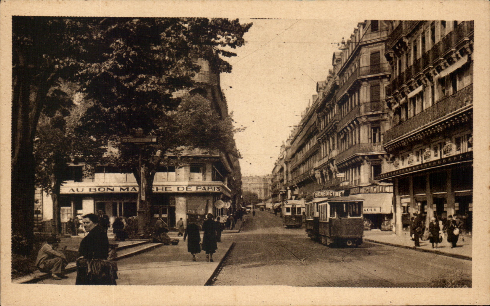 Ansicht der Straße Alsace in Toulouse — Héliogravure Macon — Seriennummer nicht sichtbar