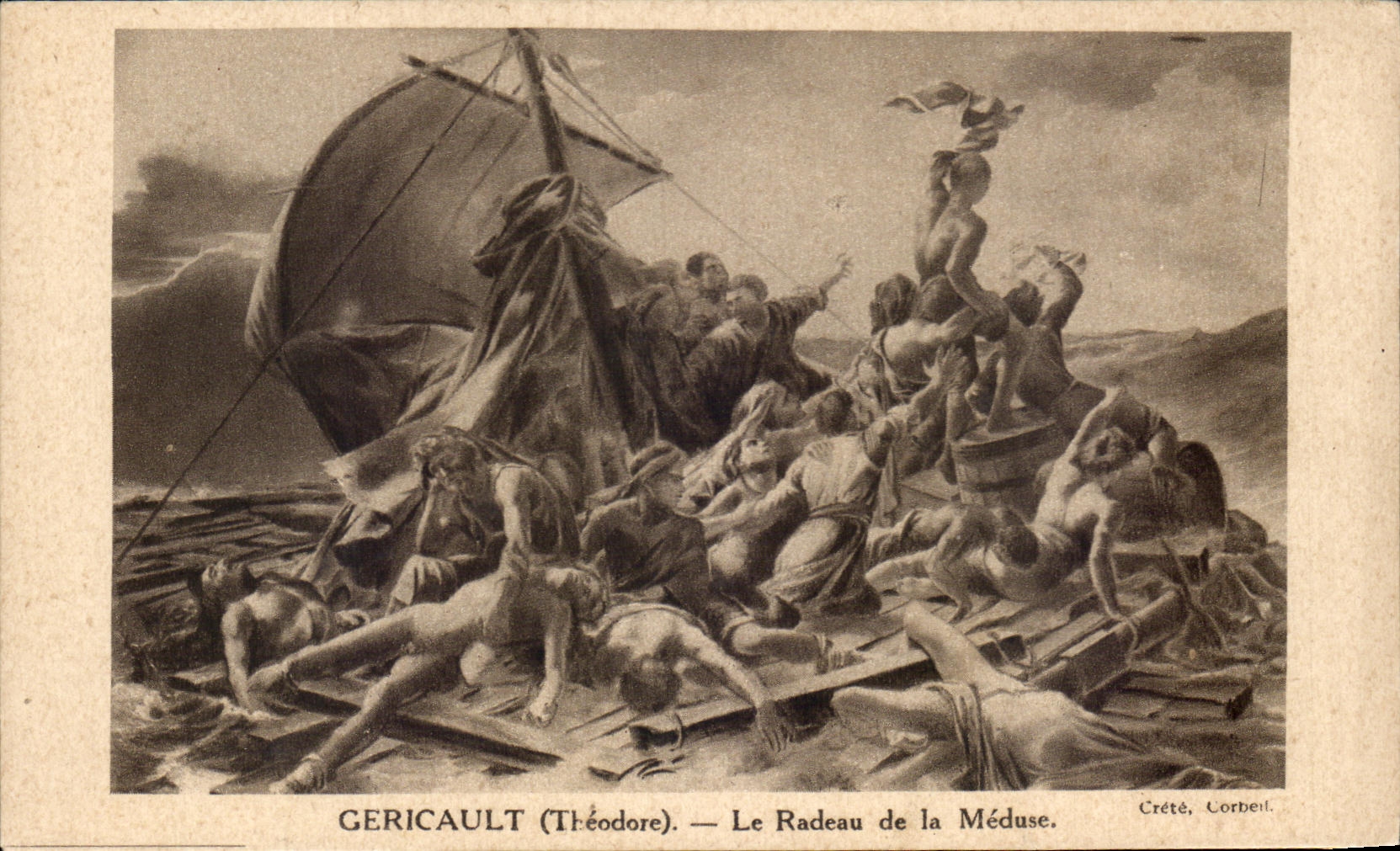 CPA Gericault La Radeau De La Meduse 