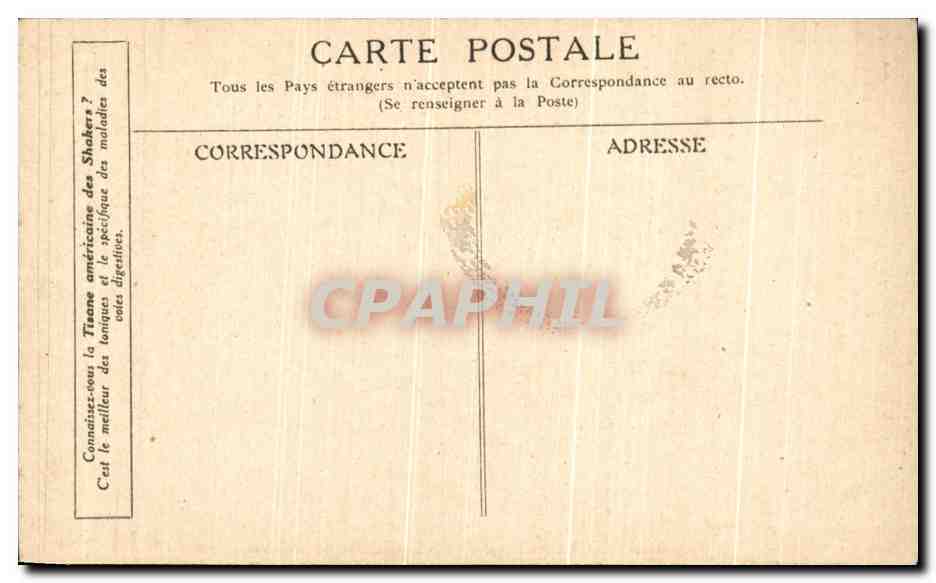 CPA Gericault La Radeau De La Meduse  — Verso