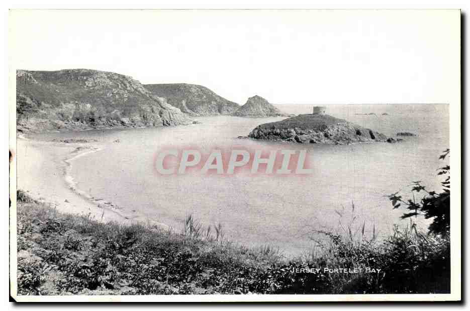 CPA Jersey Portelet Bay Vinchelez lane 