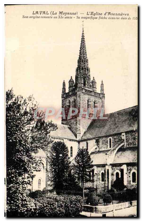 CPA Laval L Eglise D Avesmeres 