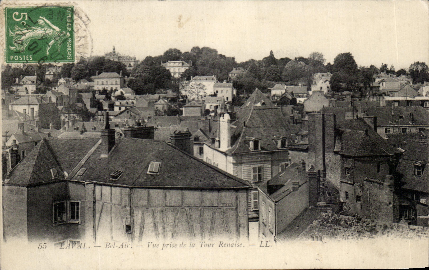 CPA Laval Bel Air Vue Prise De La Tour Renaise