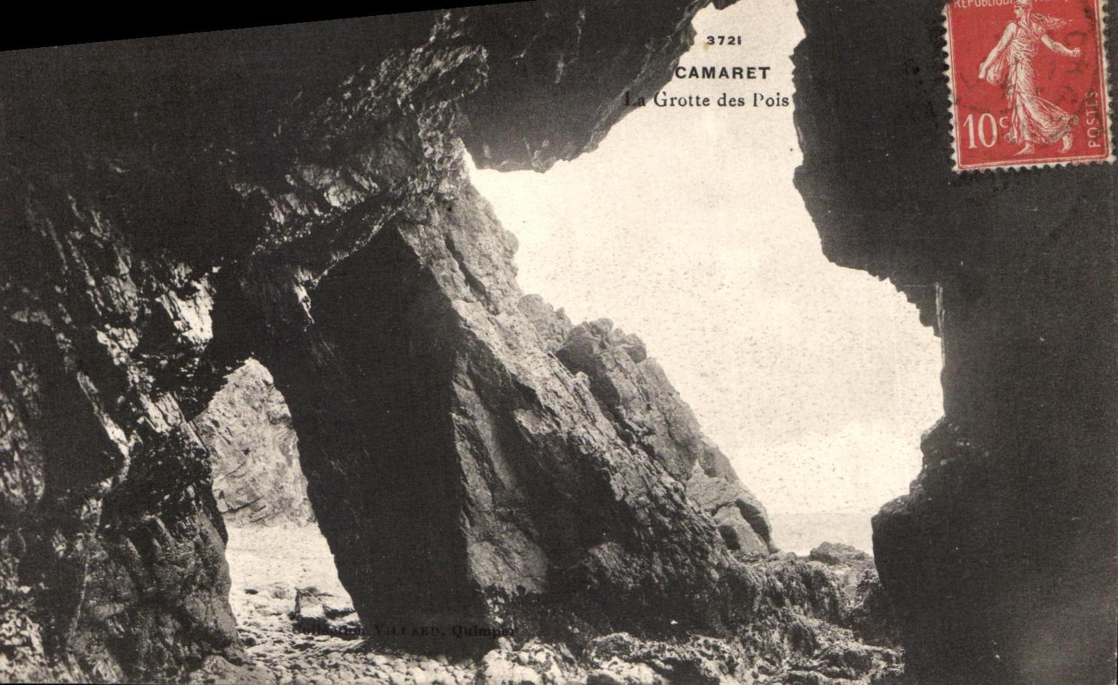 CPA Camaret La Grotte des Pois