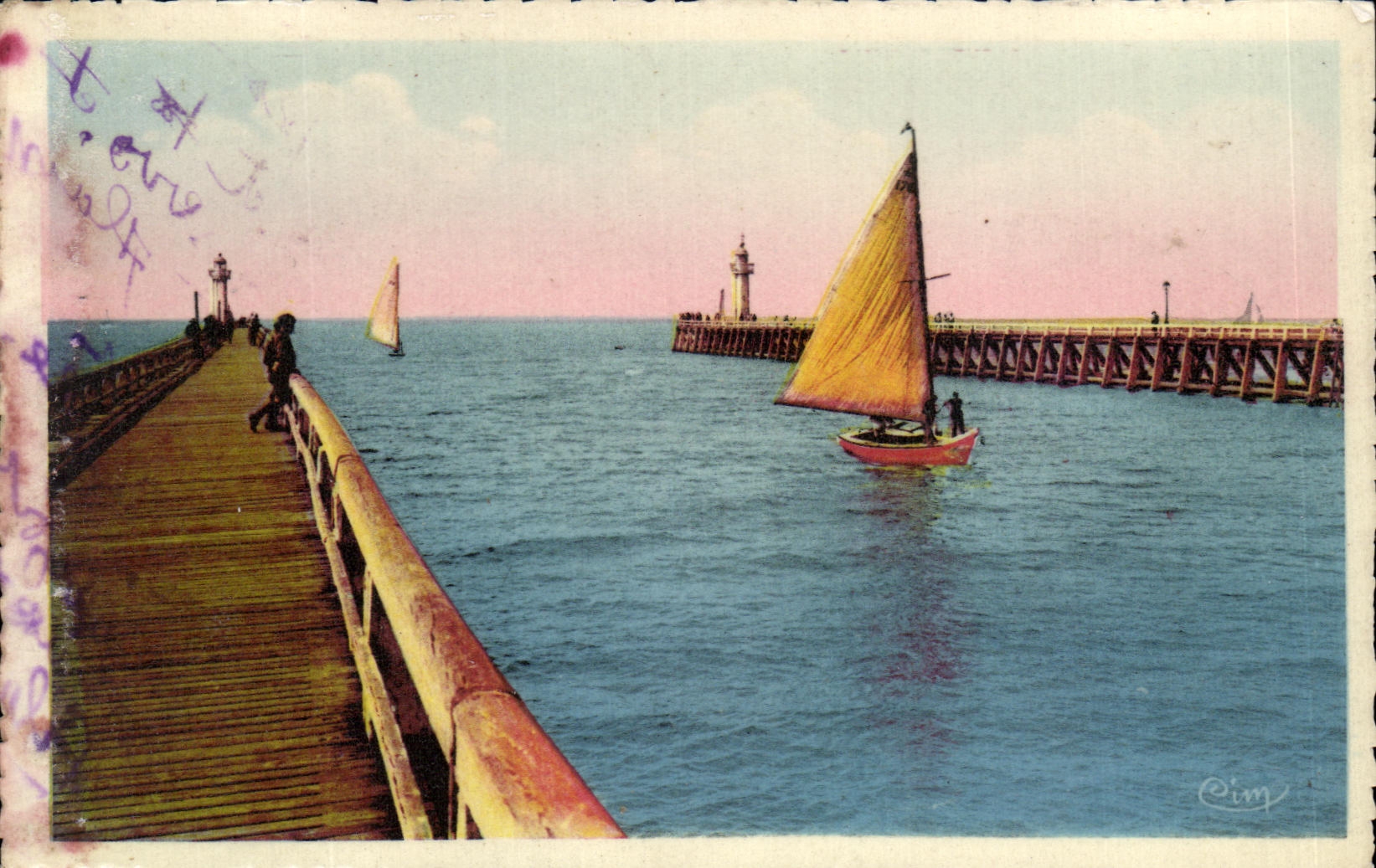 CPA Trouville Reine des Plages Bateau