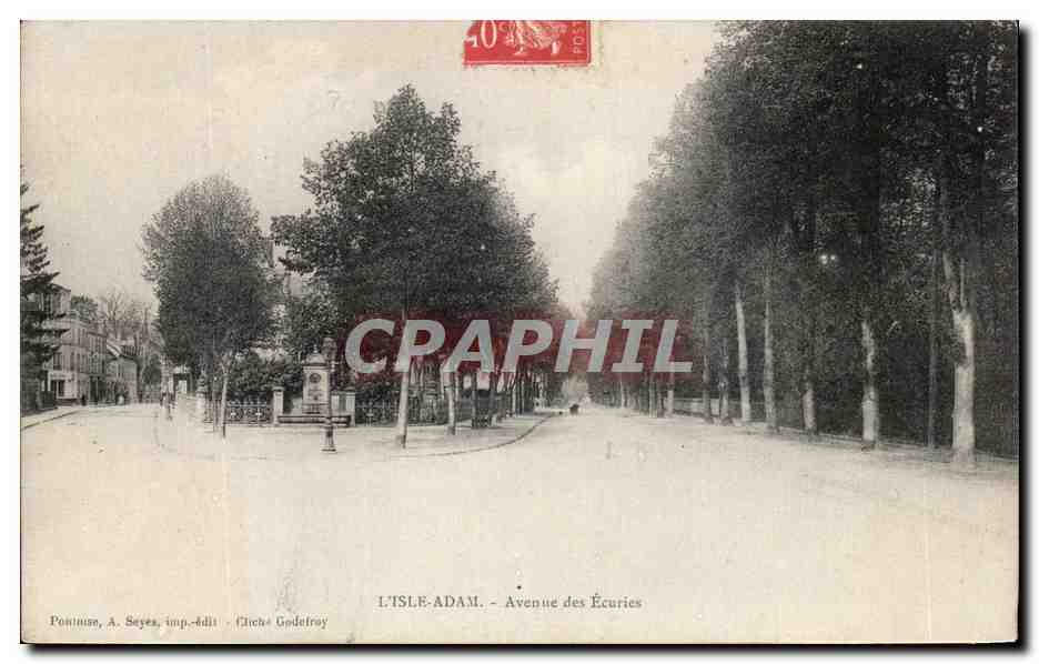 CPA Isle Adam Avenue des Ecuries 