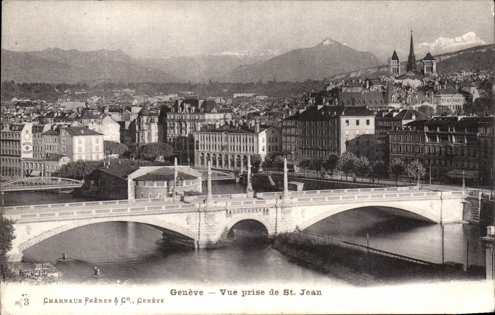 CPA Geneve Vue Prise de St Jean