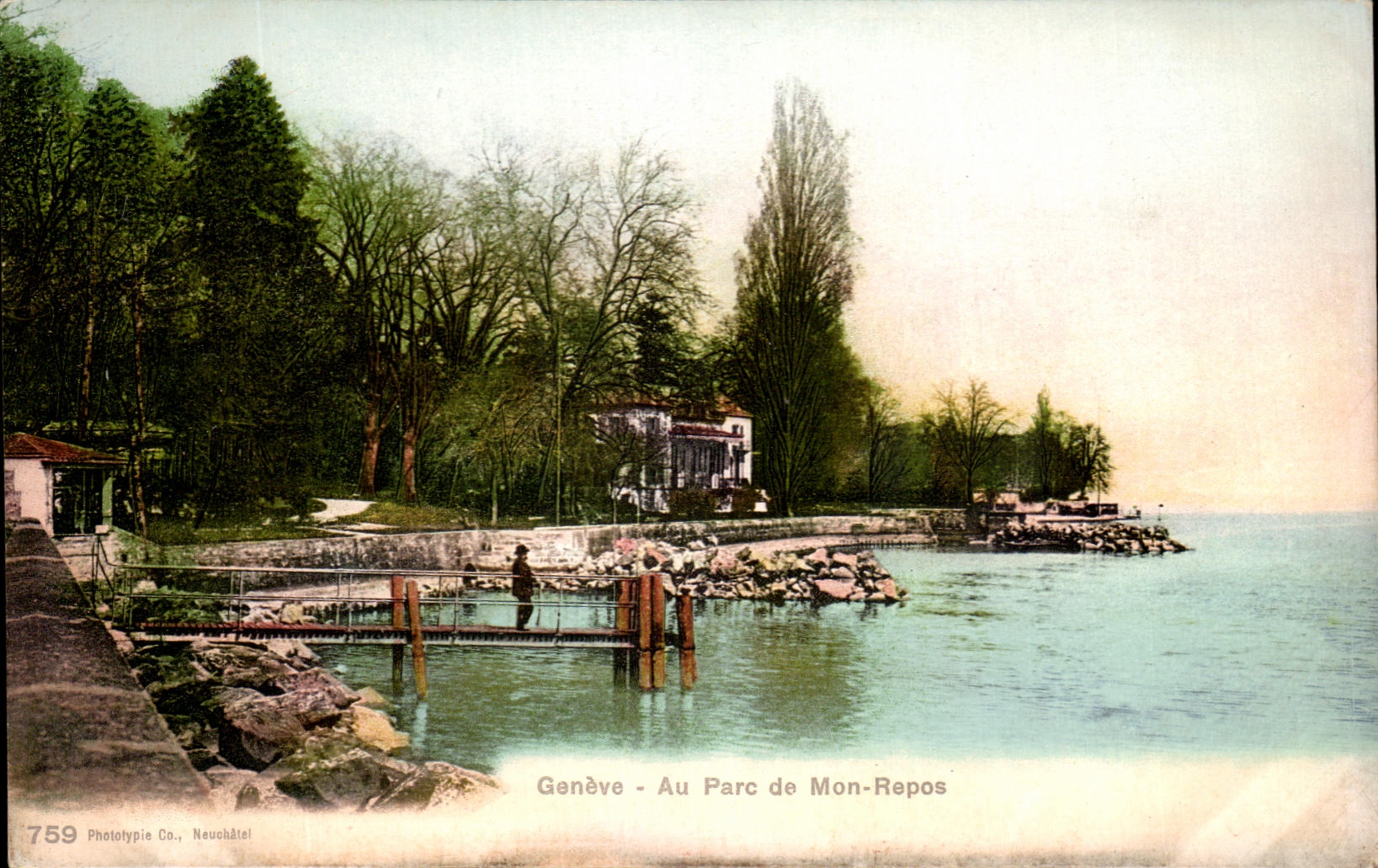 CPA Geneve Au Parc de Mon Repos