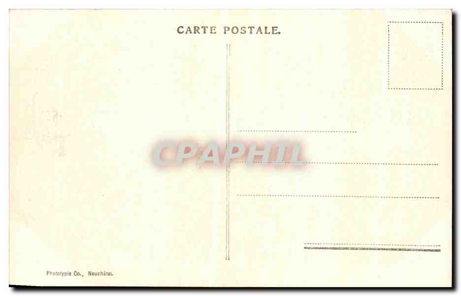 CPA Finhaut Hotel de Finhaut Et Hotel Mont Fleuri — Back