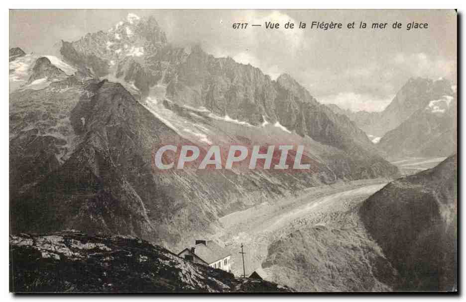 CPA Vue De La Flegere Et La Mer de Glace