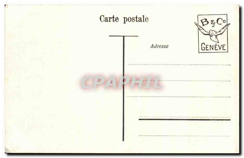 CPA Vue De La Flegere Et La Mer de Glace — Rückseite